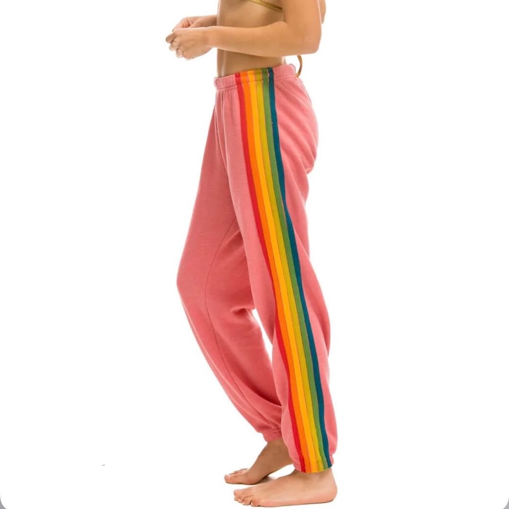 Aviator Nation 5 Stripe Sweatpants EUC